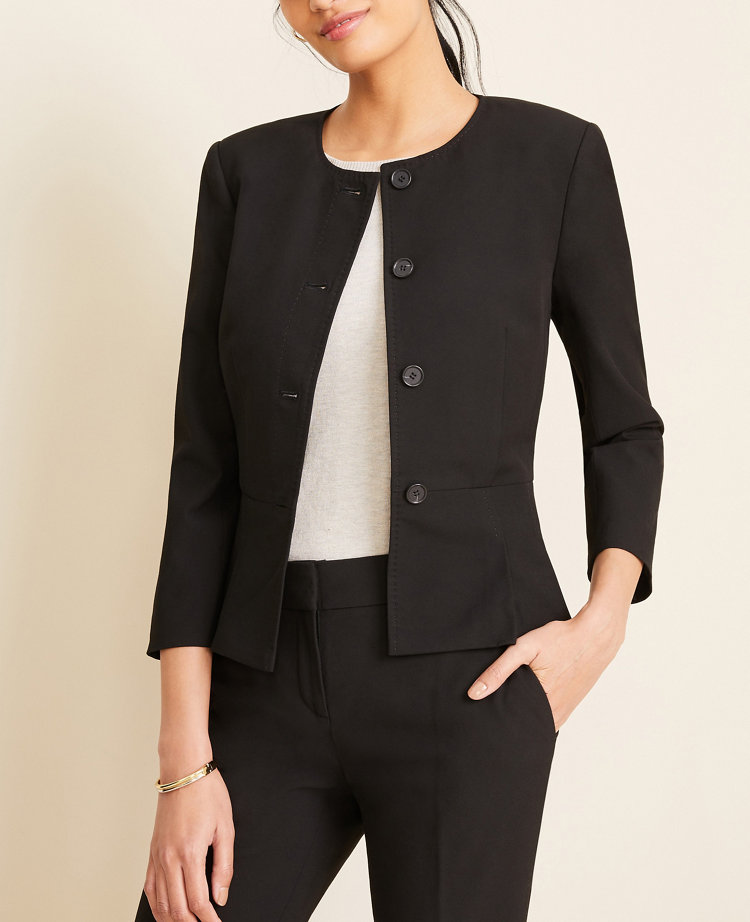 petite black suit jacket