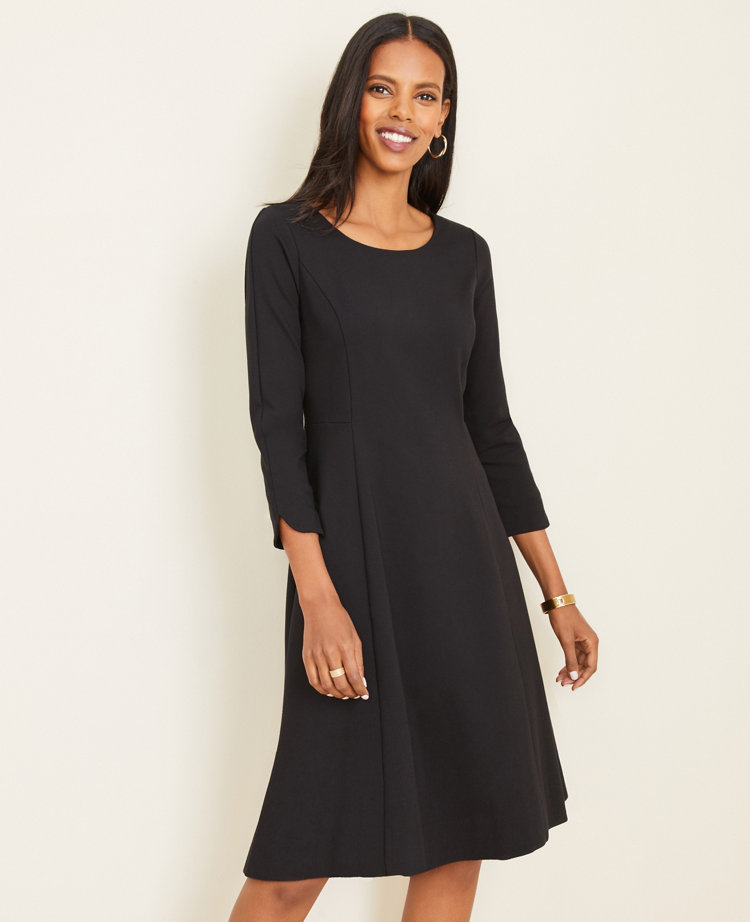 black dress ann taylor
