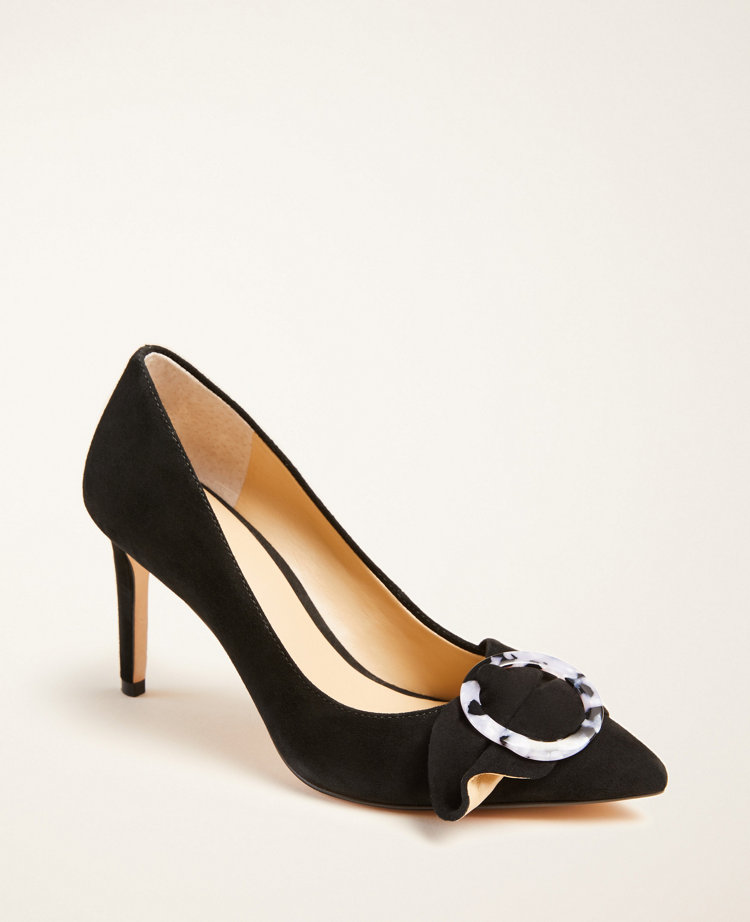 ann taylor tortoise shell pumps