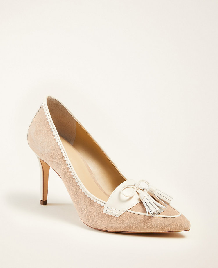 Mila deals suede pumps