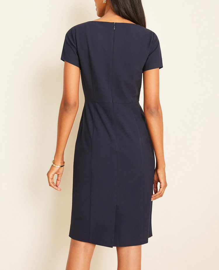 square neck occasion dress