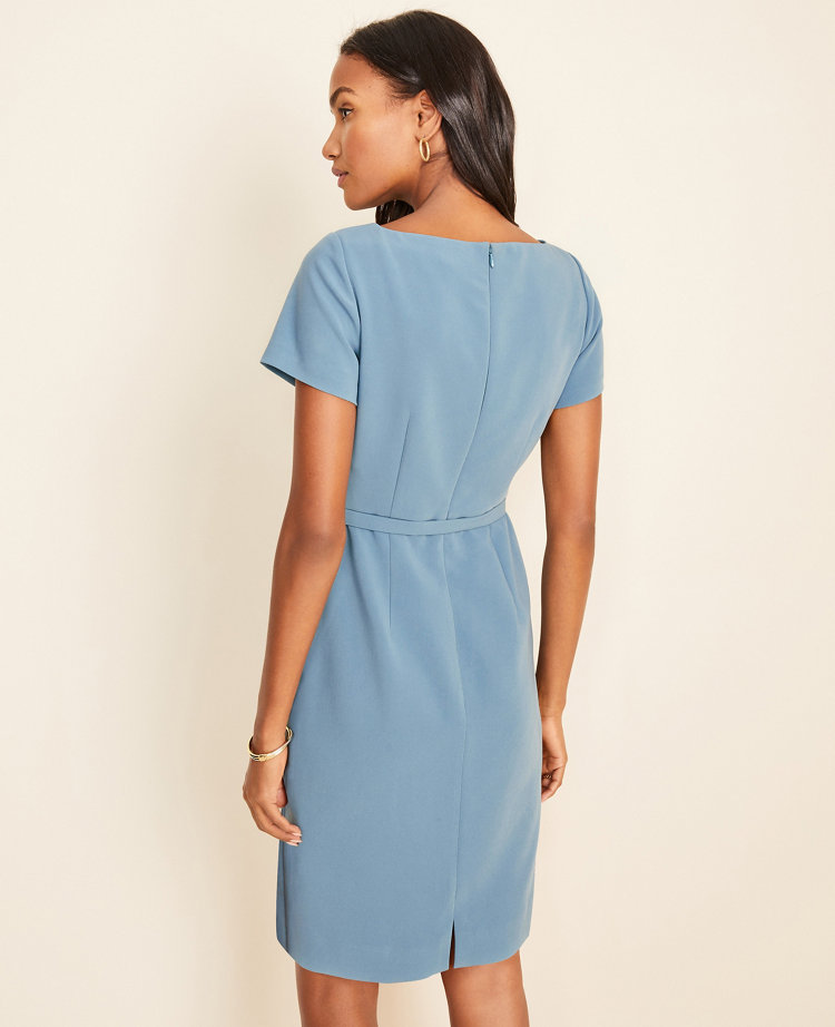 ann taylor blue dress