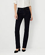 Sculpting Pocket Mid Rise Boot Cut Jeans in Classic Rinse Wash carousel Product Image 1