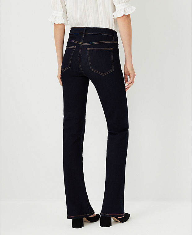 Tall Sculpting Pocket Mid Rise Boot Cut Jeans in Classic Rinse Wash 