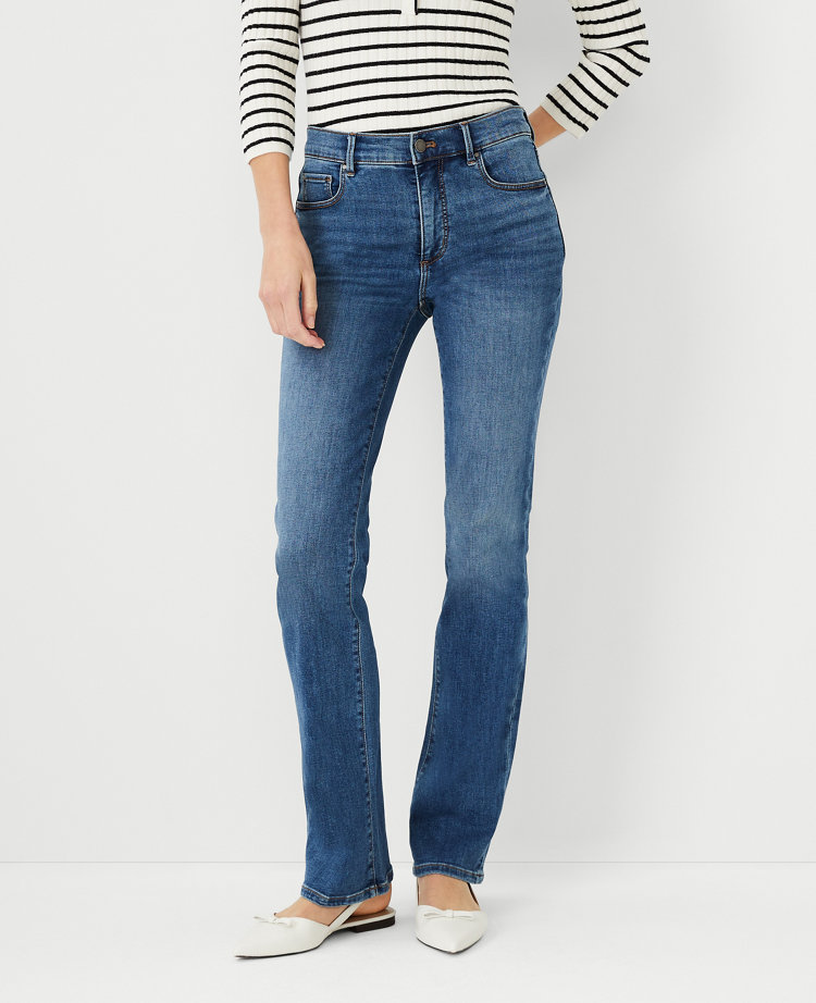 slim cut jeans