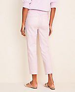 The Gingham Cotton Crop Pant carousel Product Image 2