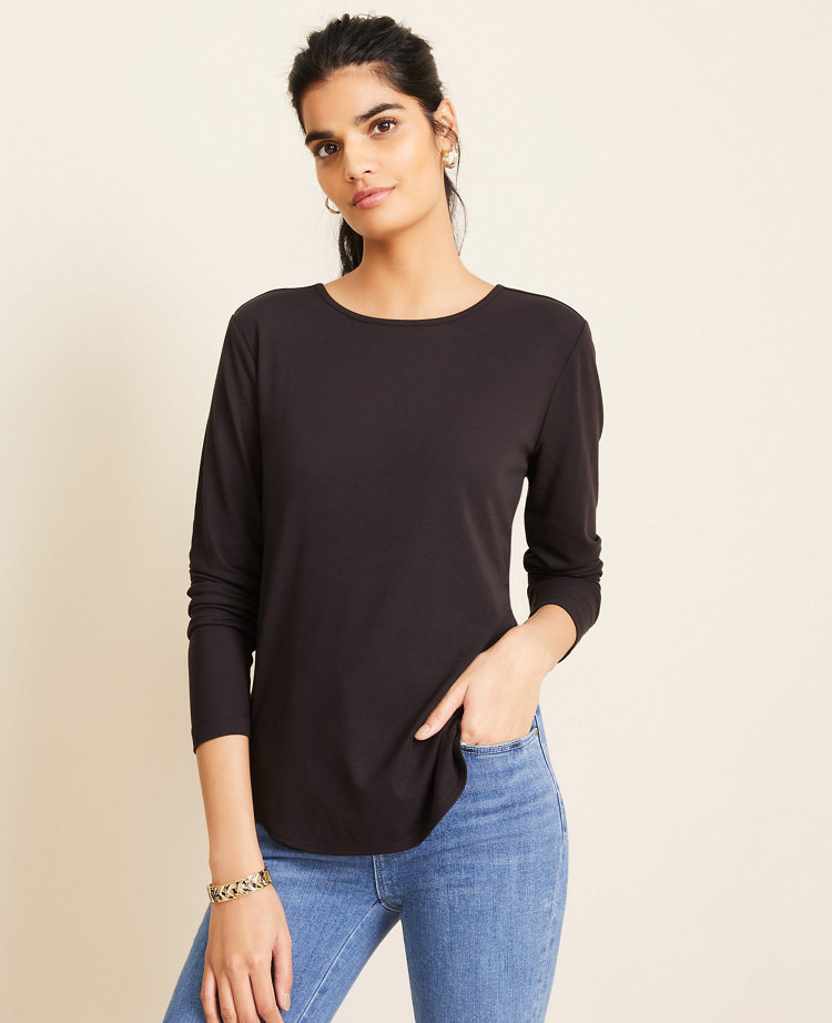 Mixed Media Tunic Top