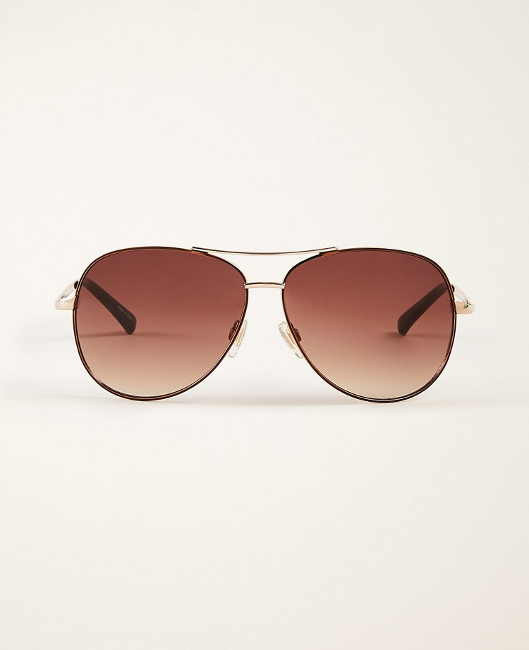 Aviator (XL) Schwarz Orangefarbene UV-Filter