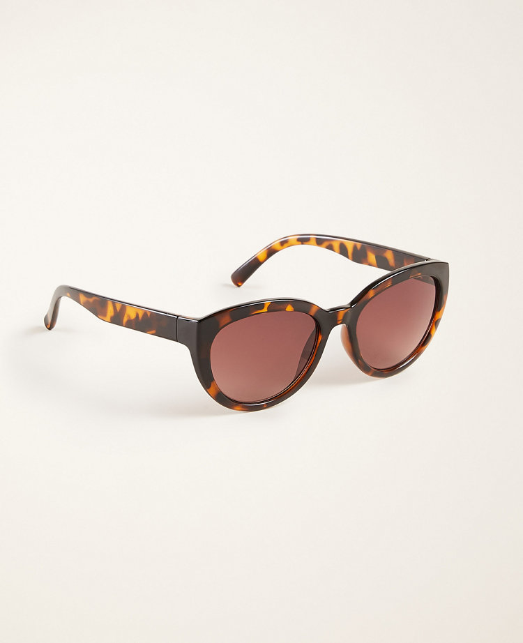 Ann Taylor Cateye Sunglasses Tortoise Brown Women's