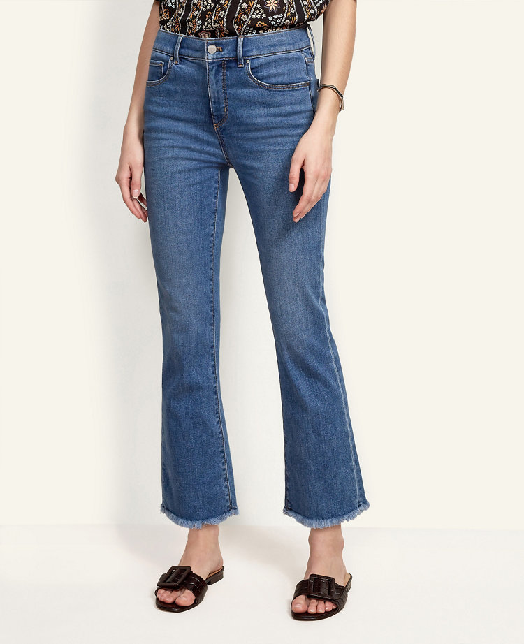 petite kick crop jeans