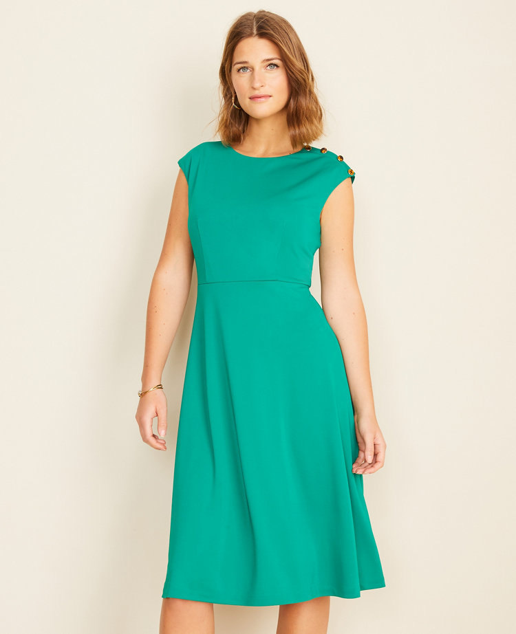 ann taylor fit and flare dress