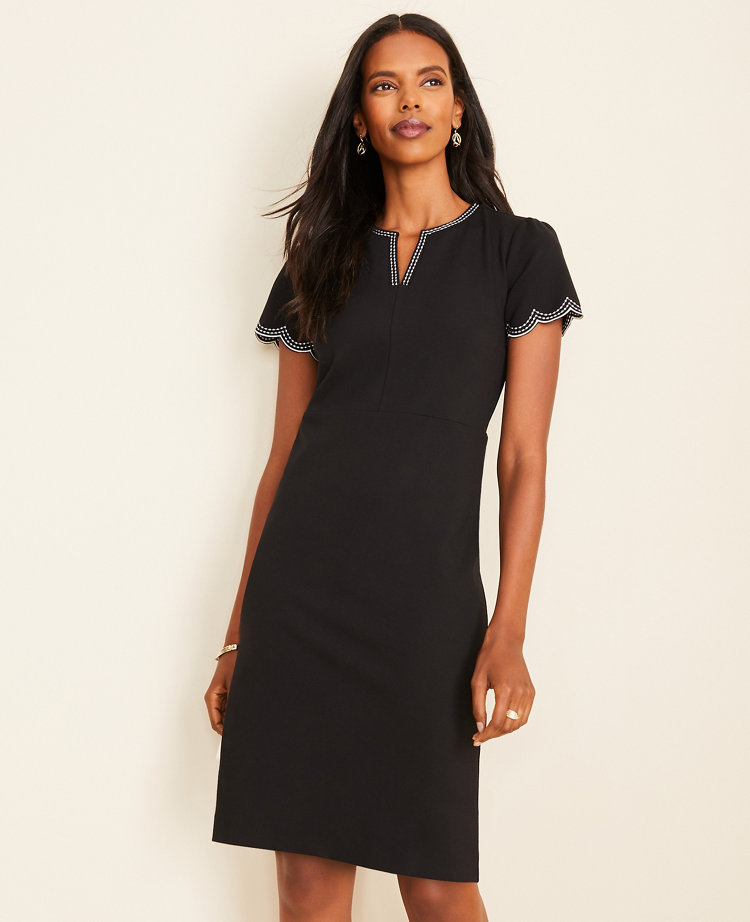 black dress ann taylor