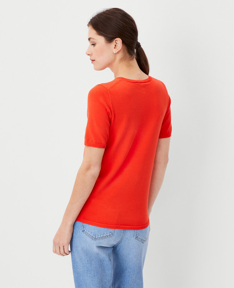 Petite Easy Sweater Tee carousel Product Image 2