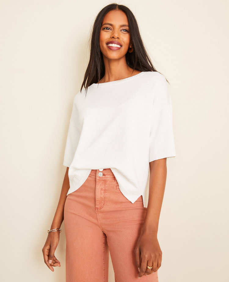 short sleeve sweater