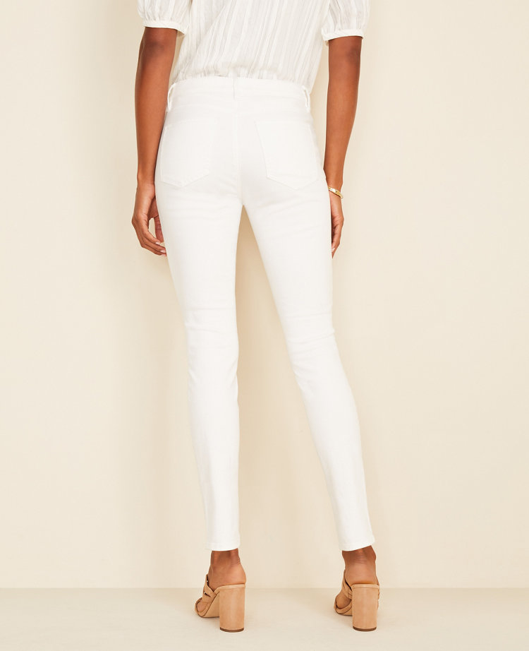 tall white skinny jeans