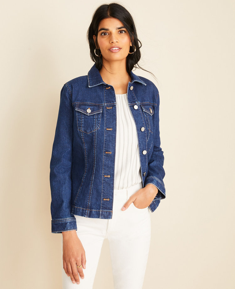 ann taylor denim jacket