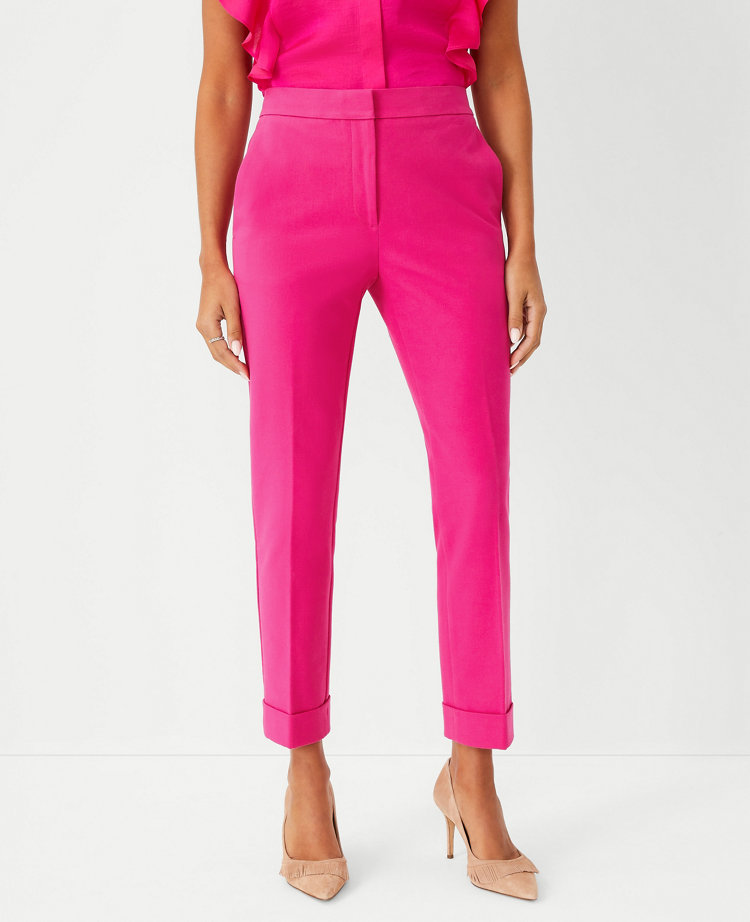 The High Waist Ankle Pant - Curvy Fit | Ann Taylor