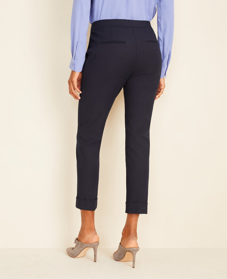 The Petite High Rise Eva Ankle Pant