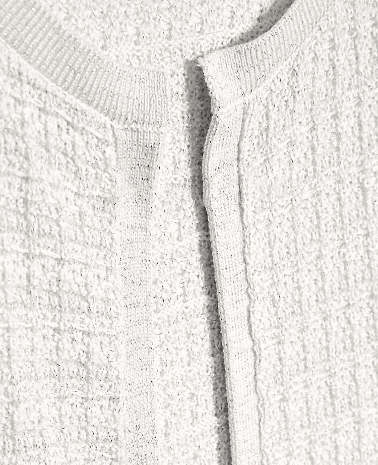 Shimmer Fringe Sweater Jacket