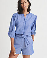 Chambray Scalloped Popover carousel Product Image 1