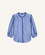Chambray Scalloped Popover carousel Product Image 2