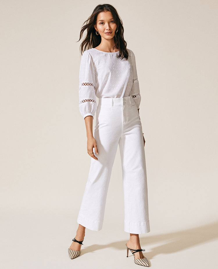 ann taylor wide leg jeans