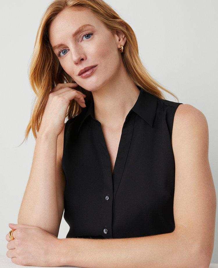 Petite Sleeveless Essential Shirt