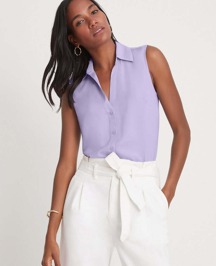 sleeveless formal shirt