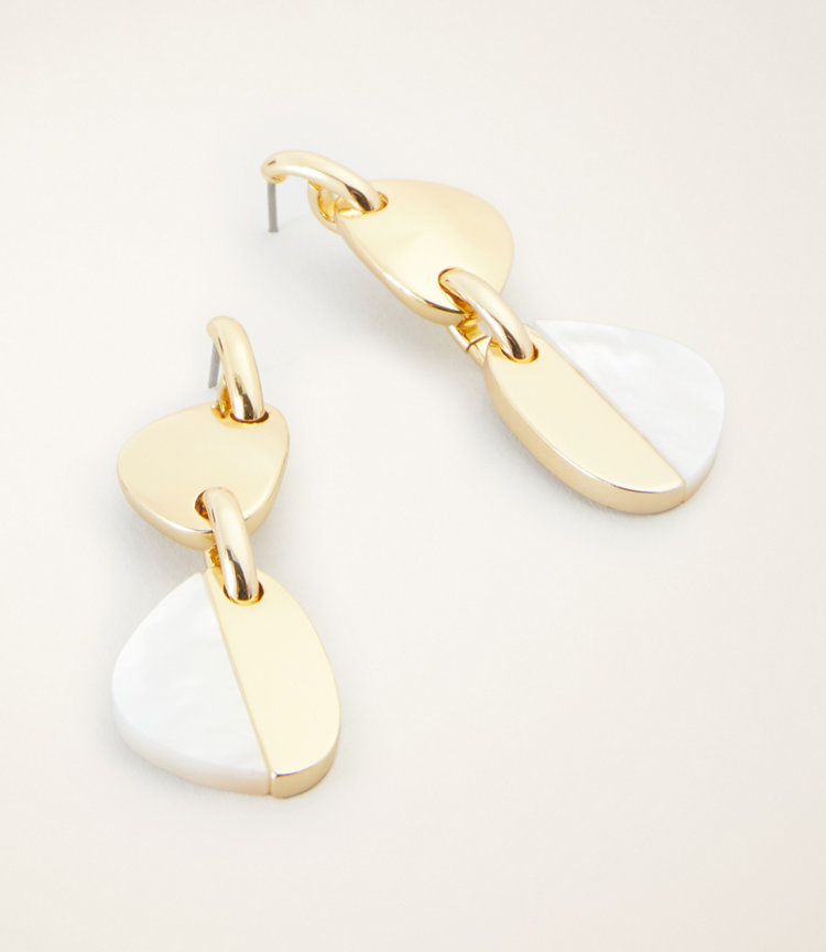Mother Of Pearl Drop Earrings carousel Product Image 1