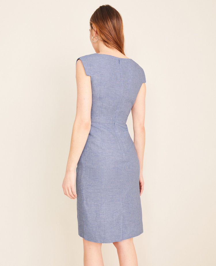 grey sheath dress