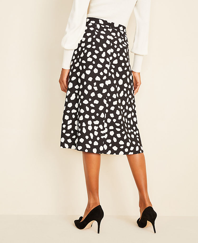 Leopard Print Slip Skirt
