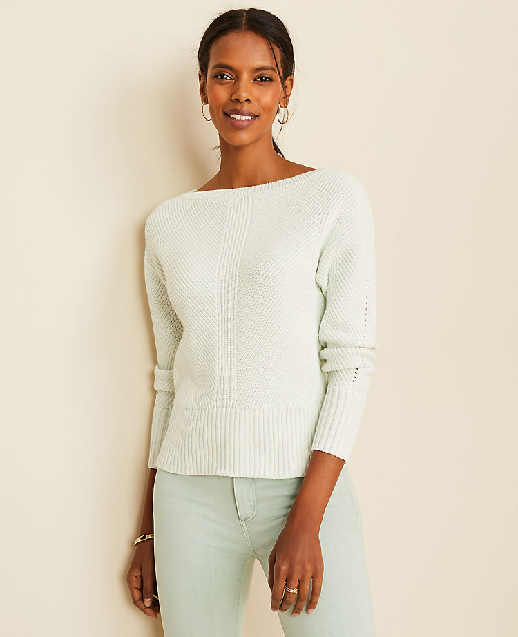Side Button Cropped Sweater