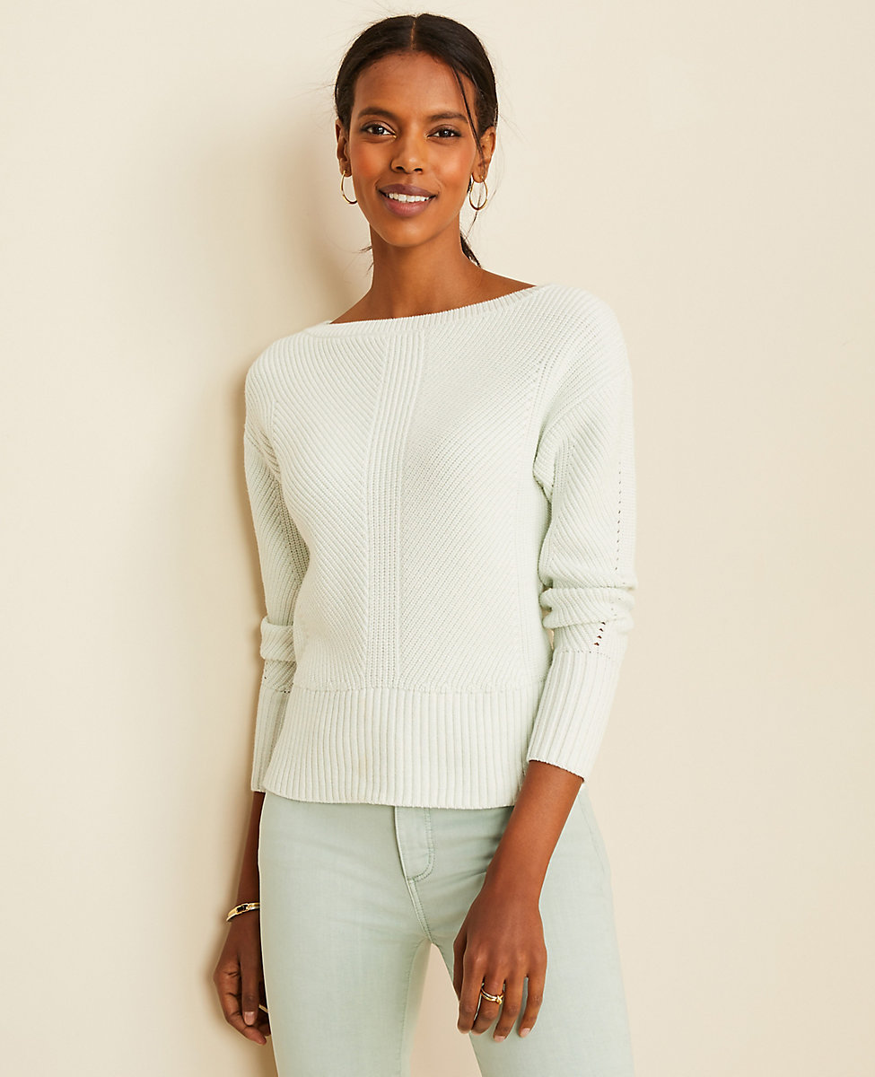 Side Button Cropped Sweater