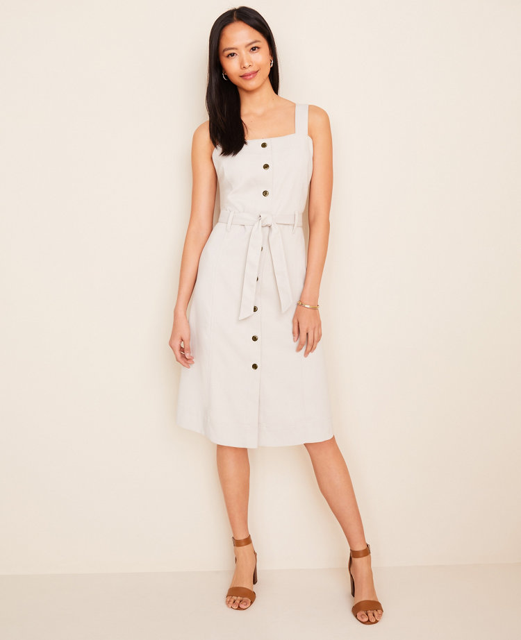square neck dress