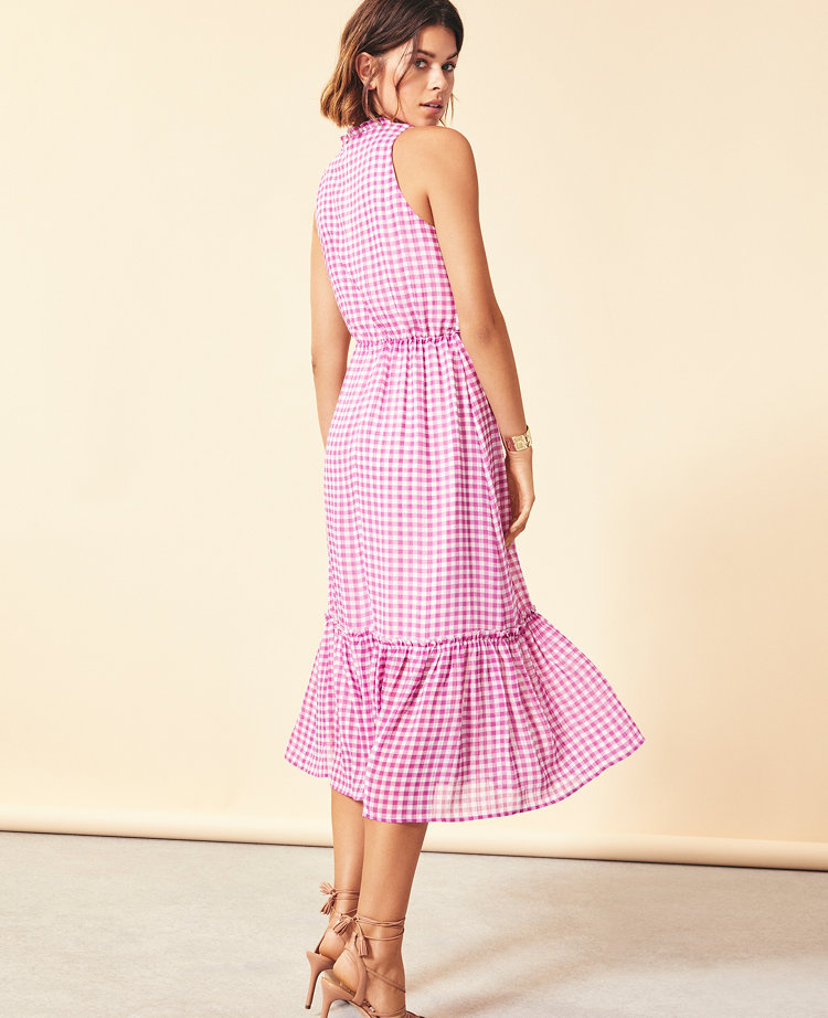 Ann taylor hot sale gingham dress