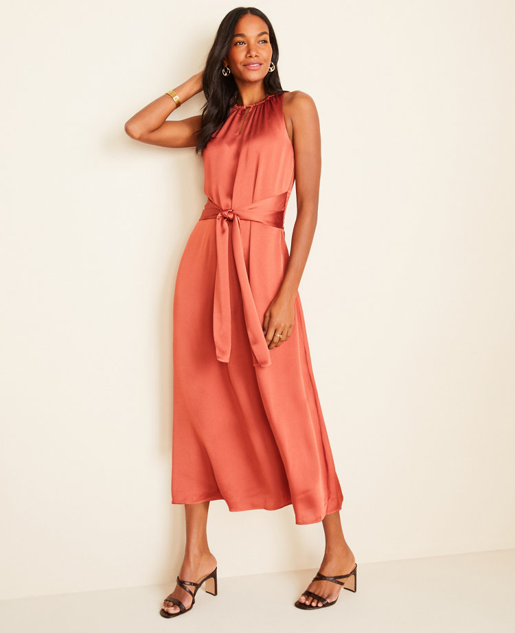 ann taylor red dress