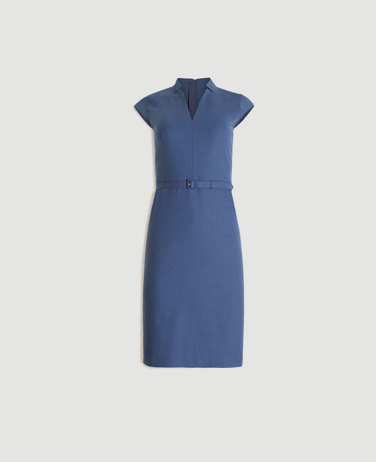 ann taylor blue dress