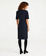 The Square Neck Sheath Dress in Seasonless Stretch carousel Product Image 2