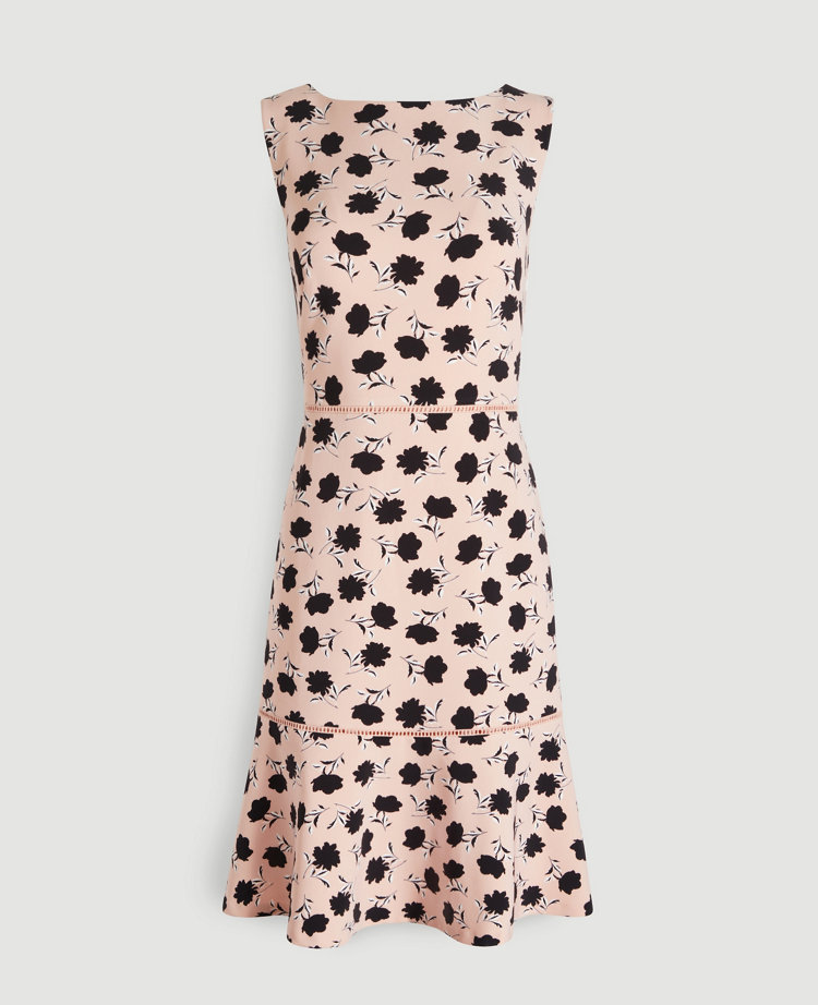 floral flounce dress