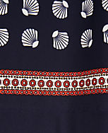 Seashell Cap Sleeve Wrap Dress carousel Product Image 4