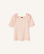 Square Neck Puff Sleeve Top carousel Product Image 3