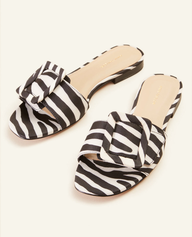 zebra print sandals