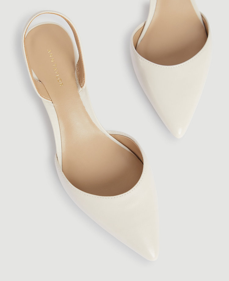 peach slingback shoes