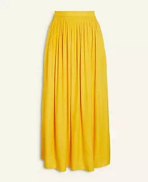 Petite Shirred Maxi Skirt carousel Product Image 4