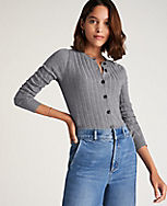Ribbed Ann Cardigan carousel Product Image 1
