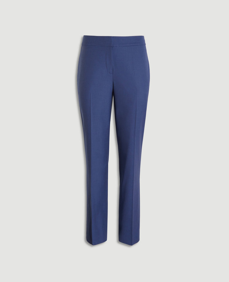 Chic Pinstripe Pants Straight-Leg Design  Durable Woven Fabric ZP14187C28 $12.50