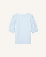 Lace Trim Puff Sleeve Top carousel Product Image 3