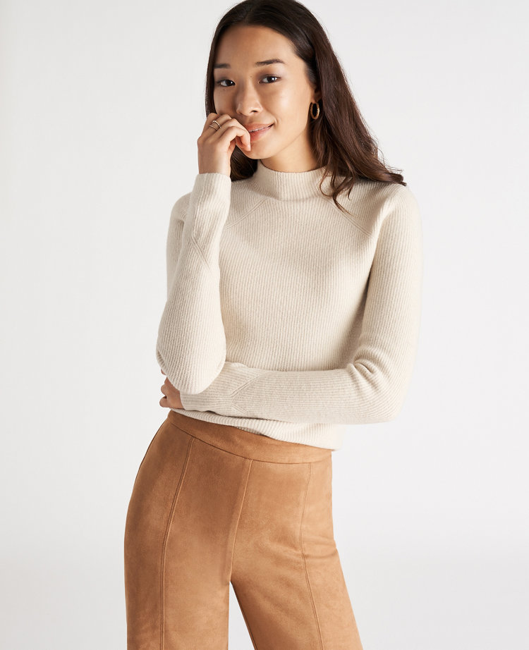 mock neck sweater