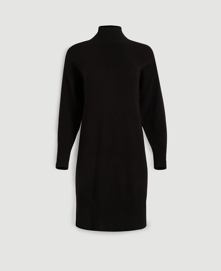 Cashmere Mock Neck Dress