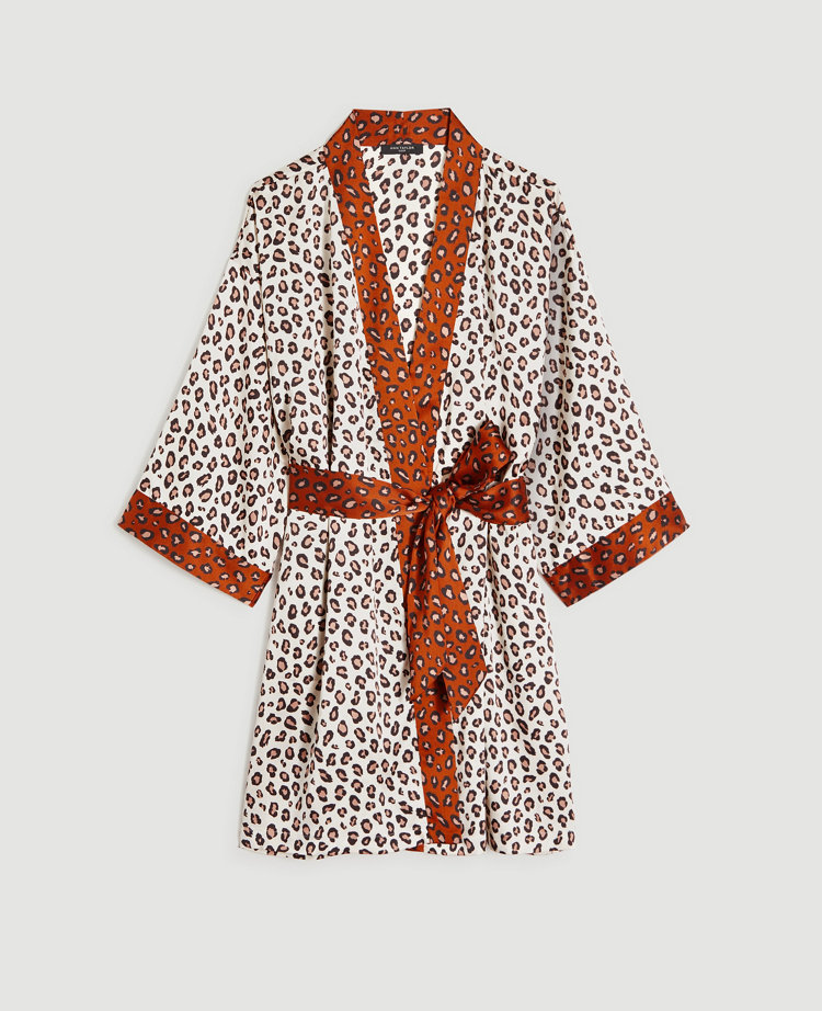 Leopard Print Robe